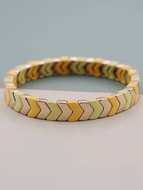 Roxanne Assoulin - Rainbow Brite Bit X Bit Arrow Colorful Stretch Bracelet